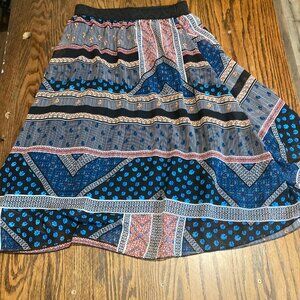 LuLaRoe Multi Color Lola Skirt XS